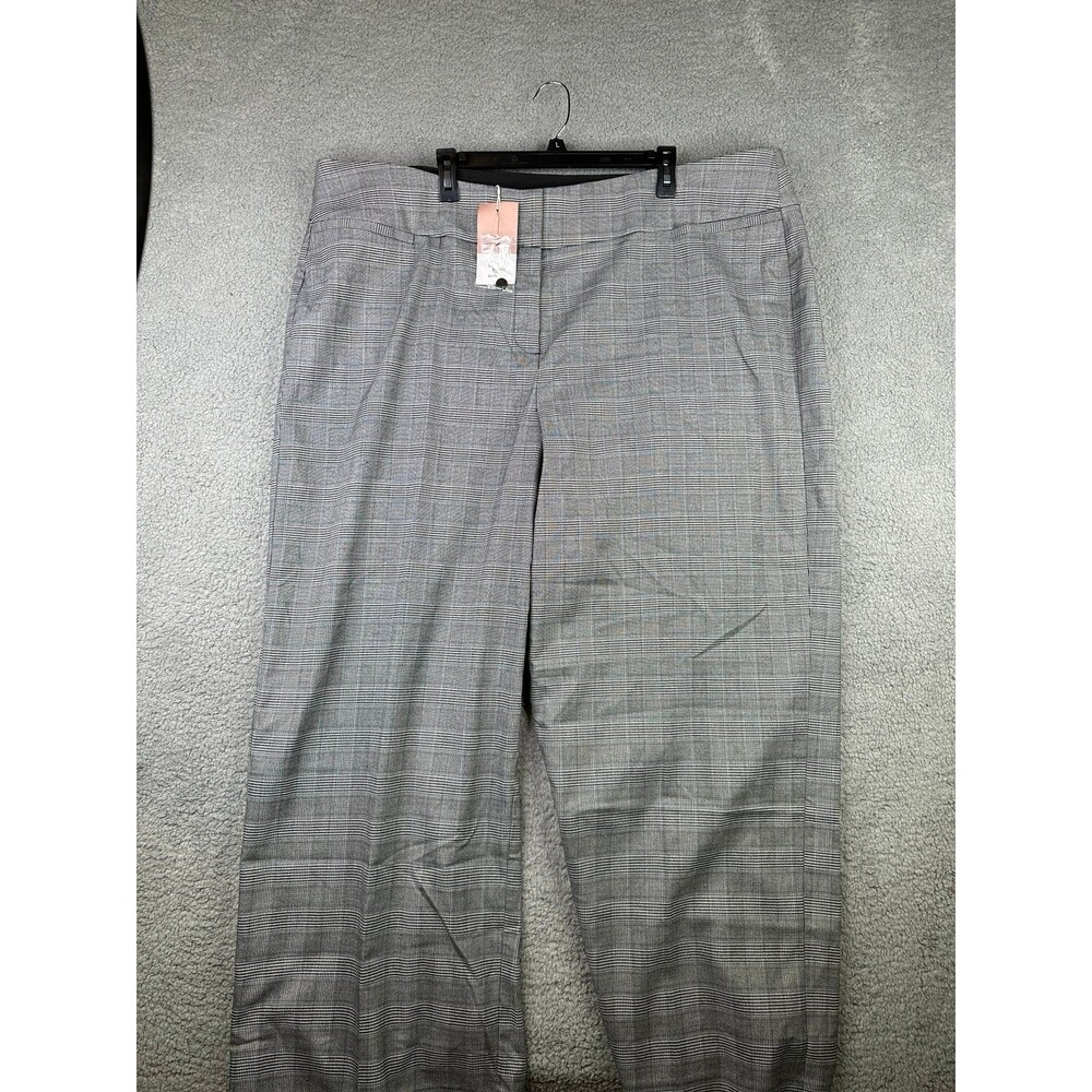 Lane Bryant The Allie wide leg pant Nwt gray sz 28
